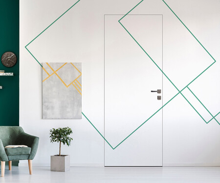 Двері прихованого монтажу під фарбування SecretDoors Light Standard 40 анодовані, зовнішнє відкривання Зображення