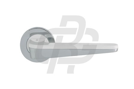 Дверна ручка Gavroche PALLADIUM PDZ2CPW CP/W хром/білий Зображення