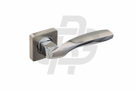 Дверна ручка Gavroche GERMANIUM GEA1SNCP SN/CP сатинований нікель/хром Зображення