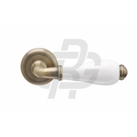 Дверна ручка Gavroche HYDRARGYRUM HGZ8CPW CP/White хром/білий Зображення