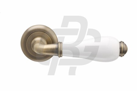 Дверна ручка Gavroche HYDRARGYRUM HGZ8CPW CP/White хром/білий Зображення
