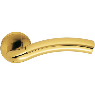 Дверна ручка Colombo Milla LC31 латунь полірована/золото матове Зображення