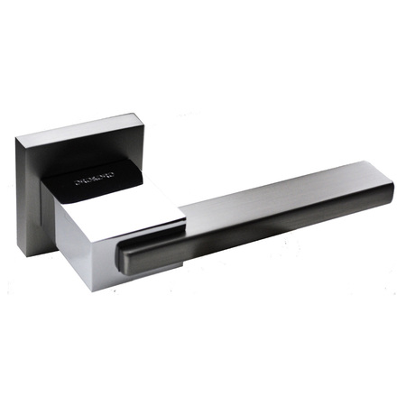Дверна ручка Oro&Oro ALEXA 041-15E BLACK / MSN Зображення