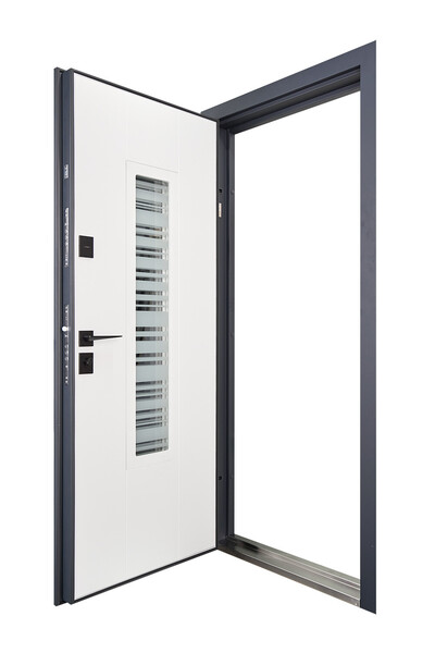 Вхідні двері Abwehr Matrix Defender RAL 7021T 860/960×2050 мм Зображення