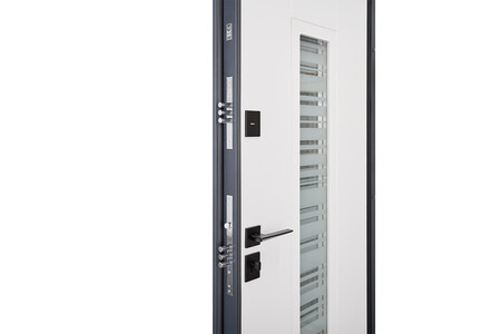 Вхідні двері Abwehr Matrix Defender RAL 7021T 860/960×2050 мм Зображення