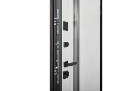 Вхідні двері Abwehr Tower Termix Lampre Венге темний / Сосна прованс 860/960×2050 мм Зображення