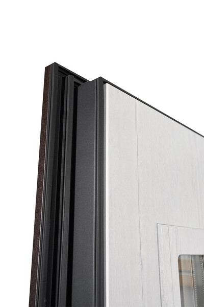 Вхідні двері Abwehr Tower Termix Lampre Венге темний / Сосна прованс 860/960×2050 мм Зображення