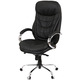 Крісло АКЛАС Валенсія Soft CH MB (Шкіра LC-A Black/PU Black) Зображення