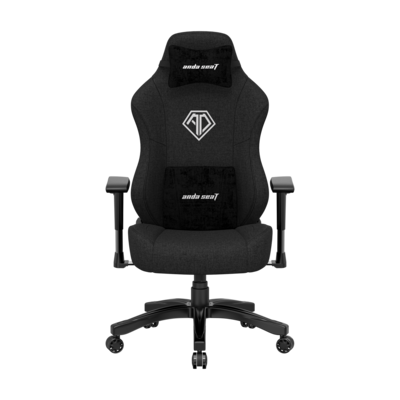 Геймерське крісло Phantom 3 L Anda Seat Black Fabric Лляна тканина EverSoft™ Black Fabric Зображення