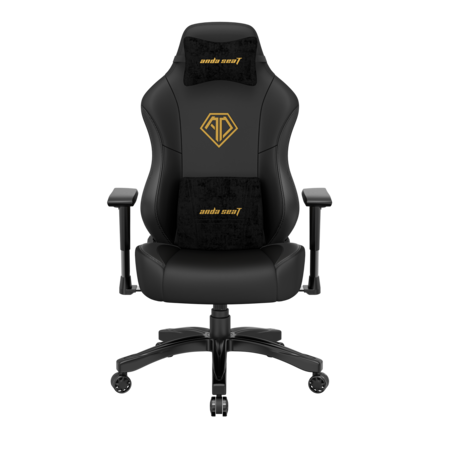 Геймерське крісло Phantom 3 L Anda Seat Black/Gold Шкіра ПВХ DuraXtra™ Black/Gold Зображення