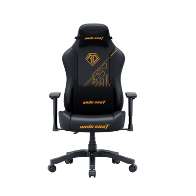 Геймерське крісло Tiger edition L Anda Seat Black Шкіра ПВХ DuraXtra™ Elegant Black Зображення