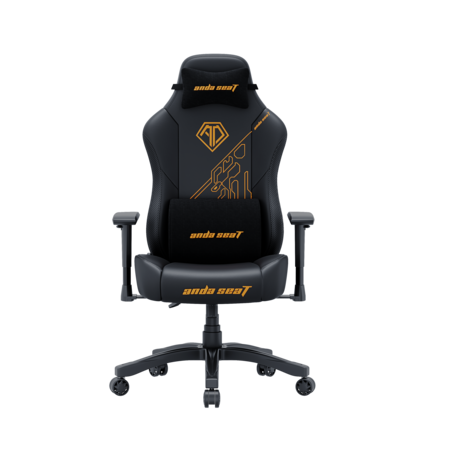 Геймерське крісло Tiger edition L Anda Seat Black Шкіра ПВХ DuraXtra™ Elegant Black Зображення