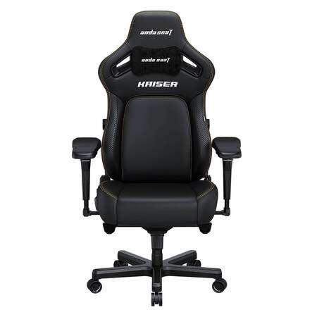 Геймерське крісло Kaiser 4 L Anda Seat Black Шкіра ArteDiPelle™ Elegant Black Зображення