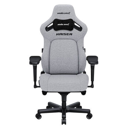 Геймерське крісло Kaiser 4 L Anda Seat Grey Fabric Лляна тканина EverSoft™ Gray Fabric Зображення