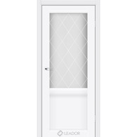 Двері Leador мод Laura Lr-01 колір білий матовий В НАЯВНОСТІ Зображення