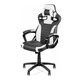 КРІСЛО ІГРОВЕ BARSKY SPORTDRIVE GAME WHITE/BLACK SD-17 Зображення