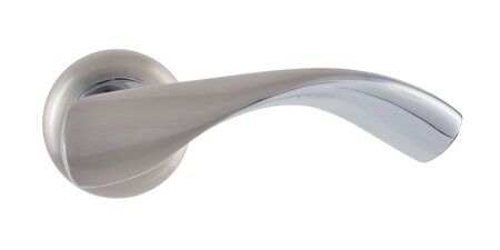 Дверна ручка SIBA Siena R02 нікель мат./хром Зображення